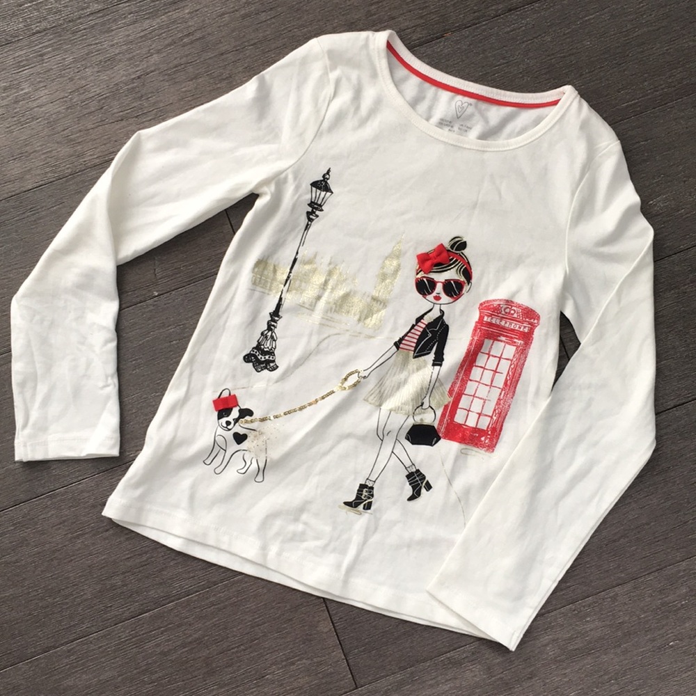 Girls tee shirt 7/8